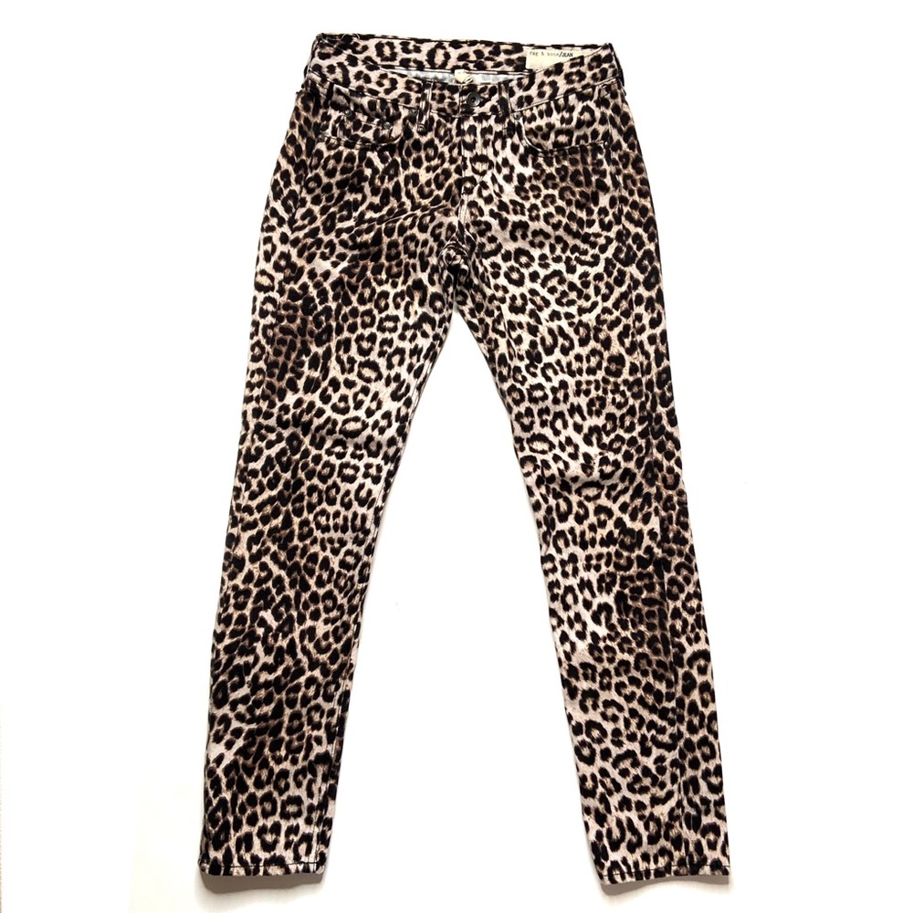 RAG & BONE Snow Leopard Boyfriend Jean